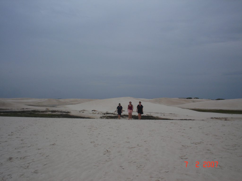 Férias em família, nos lençóis maranhenses