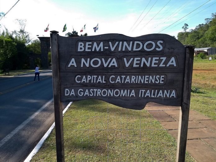 Pórtico de Nova Veneza Santa Catarina